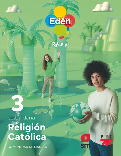 Religion Catolica 3ãâºeso Eden/revuela Madrid, De Vv. Aa.. Editorial Ediciones Sm, Tapa Blanda En Español