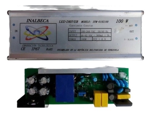 Driver O Fuente De Alimentación De Corriente Constante 100 W