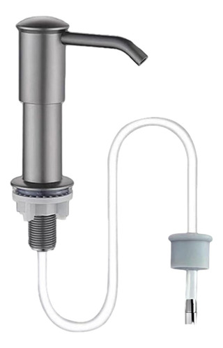 Dispensador De Jabón Para Fregadero De Cocina Con Kits Gris
