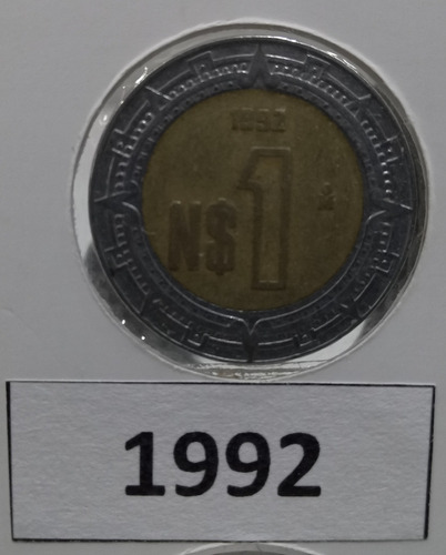 Moneda Set De 1 Nuevo Peso 1992 A 1995 (Usado)