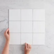 Comprar Azulejo Ceramica Subway  15x15 Baño Cocina Blanco