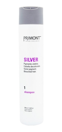 Primont Silver Shampoo Matizador Violeta Rubios Pelo Chico