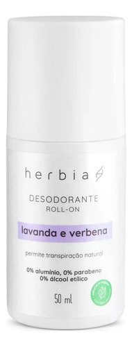 Kit 3 Desodorante Roll-on Herbia Lavanda E Verbena Com 50ml