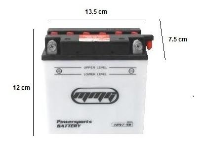 Refacción Milestone 150 Bateria Mmg 12n7-4b