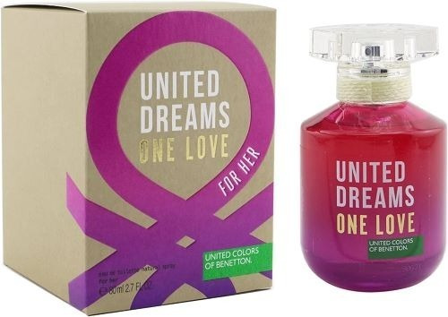 Imagen 1 de 3 de Perfume Benetton United Dreams One Love Edt 80ml Dama.