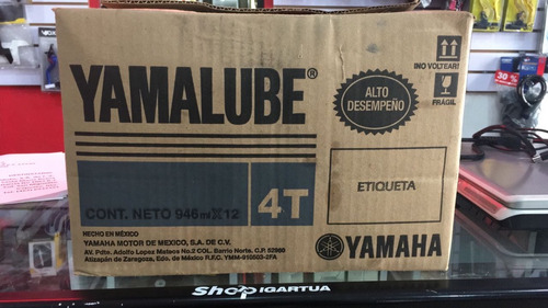 Aceite Yamalube Caja 12 Litros 20w 40 Mineral 