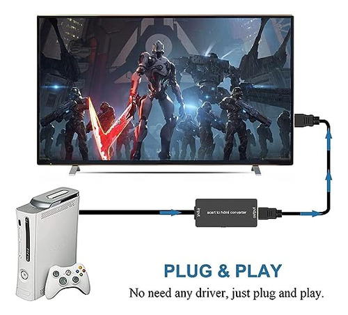 Conversor Scart A Hdmi De Master Cables Cable Scart A Hdmi C