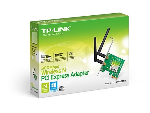 Placa De Red Pci Express Wifi Tp-link Wn881nd