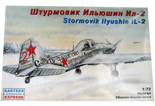 Avión Stormovik Illyushin Il-2 Hecho En Rusia Escala 1:72