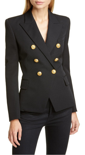 Blazer Sao Para Dama Moderna Con Boton Slim Fit Sexy