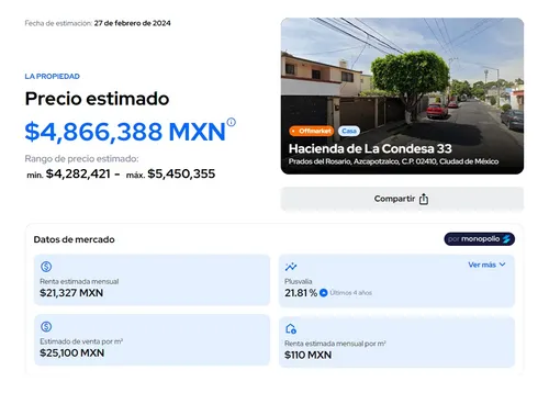 Venta De Casa En Hacienda De La Condesa, Azcapotzalco.