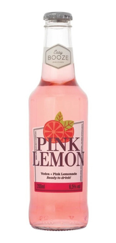 Pink Lemon E Vodka Easy Booze Garrafa 200ml