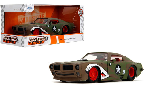 Bigtime Muscle 1:24 1972 Pontiac Firebird Die-cast Car, T...