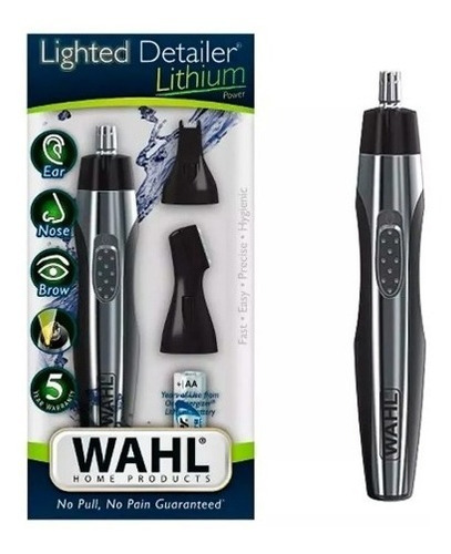 Trimmer Wahl 3 En 1 Corta Pelo Nariz Oreja Lighted Detailer