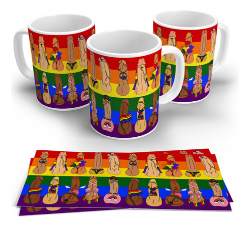 Taza Penes Lgtb Orgullo Gay Sex Adultos Souvenir 03