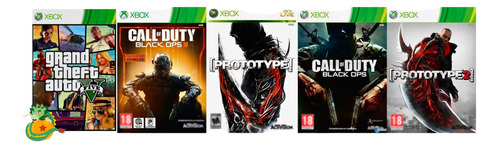 Gta V - Prototype 1 Y 2 - Black Ops 1 Y 3 Xbox 360 Original