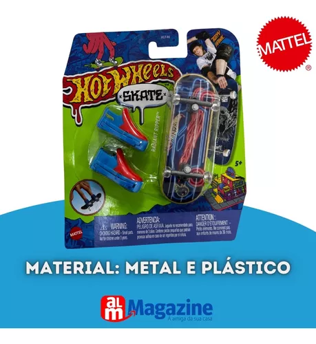 Hot Wheels Skate De Dedo Com Tenis E Carro Basico - Mattel