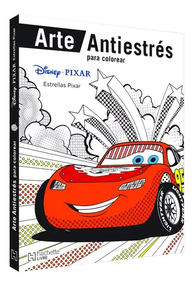 Disney Pixar Colorear Arte Libro Antiestres Mandalas Cars Up