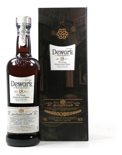 Whisky Dewars 18 Años. Sellado Con Estuche. Ofertón!