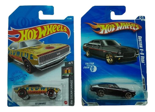 Hot Wheels Combo Custom V-8 Vega Y Camaro 1967 Unicos!