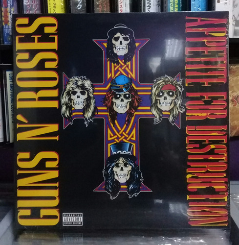 Guns N' Roses- Appetite For Destruction. Lp Europe.