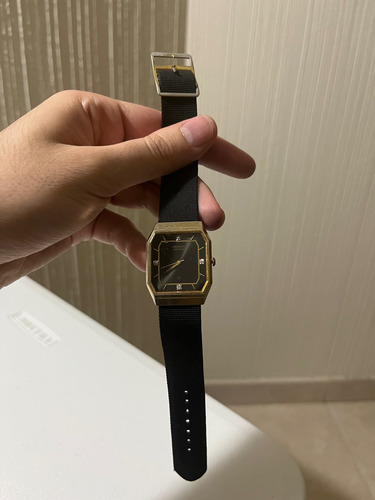 Reloj Orient Negro Amarillo Negro (Usado)