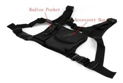 1xchest Pocket Pack Mochila Auricular Radio Soporte Bolsa Tw