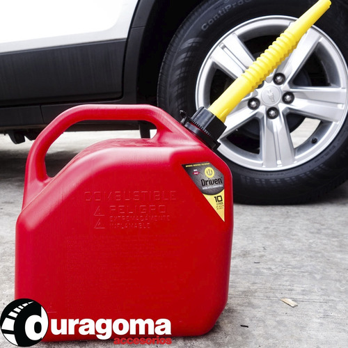 Imagen 6 de 10 de Bidon De Nafta - Combustible 10 Litros Con Pico En 2 Colores