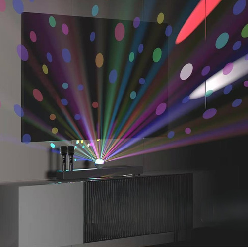Barra De Sonido Cine En Casa Desmontable Bluetooth Bocinas Negro 20 Khz