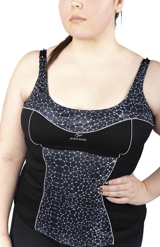 Imagen 1 de 10 de Tankini Dama Mujer De Natacion Deportiva Aquagym Buen Nado
