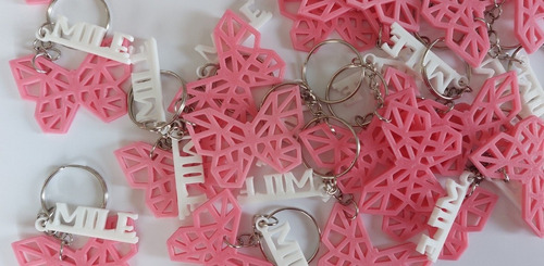 Llaveros Mariposas 3d Personalizados X25
