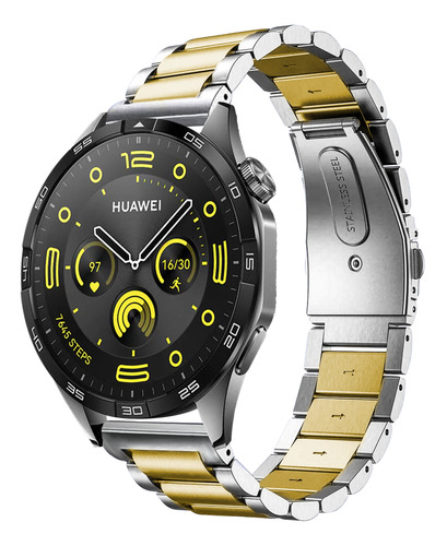 Correa De Eslabones Premium Para Huawei Watch Gt 4 46mm