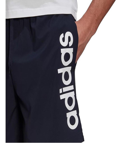 Shorts adidas Masculino Sportswear Logo Linear Chelsea