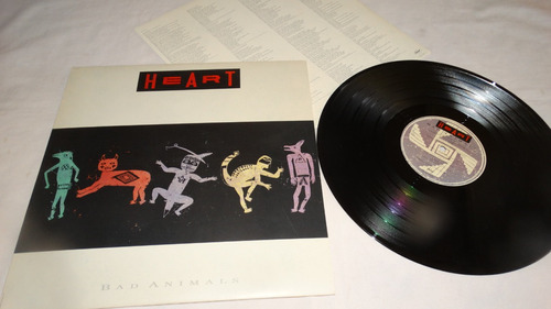 Heart - Bad Animals '1987 (capitol Records) (vinilo:ex - Cov