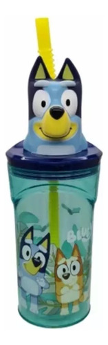 Vaso 360ml Figura 3d Bluey Y Bingo 