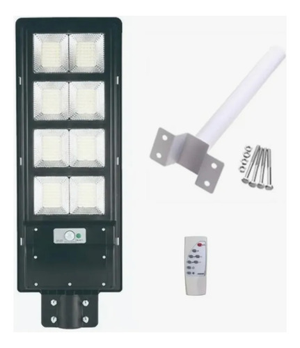 Solar Led Poste 400 W Negro