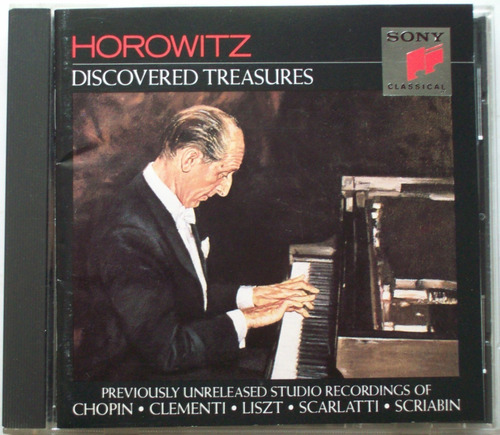 Horowitz Discovered Treasures Cd Sony Chopin Liszt   (y) 