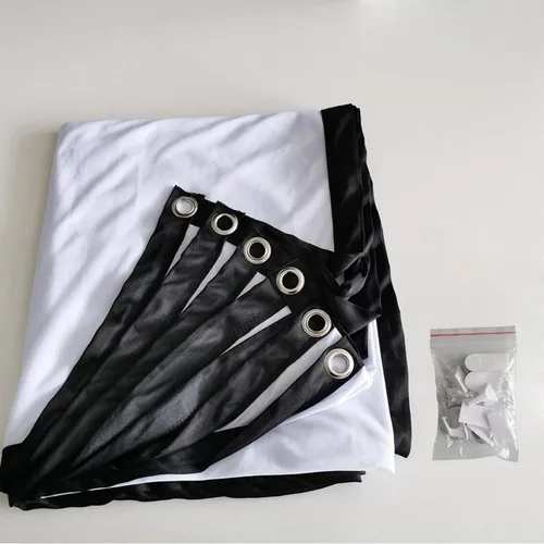 Pantalla Plegable Portátil Plegable De Doble 150 Pulgadas