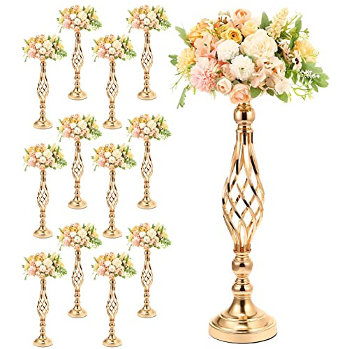 Soporte De Arreglo Floral 12 Pcs Para Bodas 20 Pulgadas