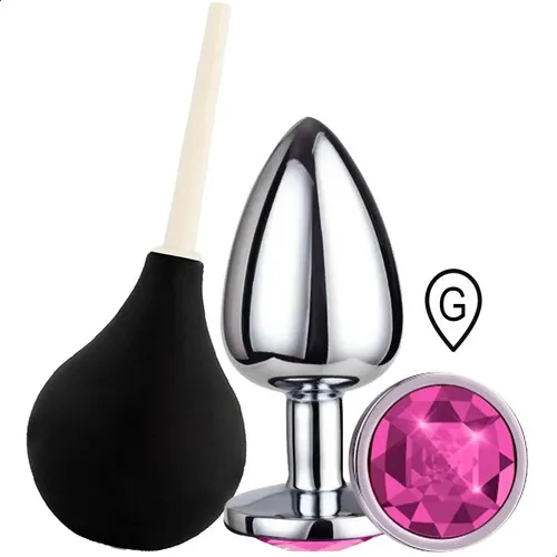 Limpieza higiénica de ducha Chuca Xuca para ano, vagina y tapón anal G