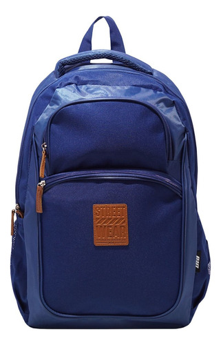 Mochila de Espalda Escolar Urbana Street Wear LSYD 18 pulgadas Color Azul