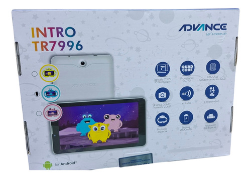 Tablet Advance Kids Tr7996 Pantalla 7 Ram 2gb 32gb Chip 3g