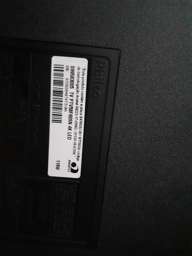 Smart Tv Philco 58 Polegadas, Tela Quebrado