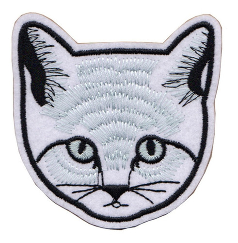 Parche Bordado Aplique Animales Gatito Gato Mod27