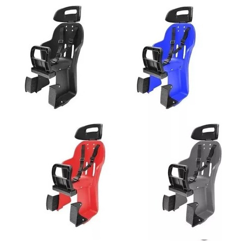 Silla Trasera Niños Para Bicicleta Con Protecciones Vam 998