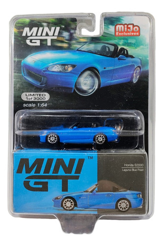 Honda S2000 (ap2) Laguna Blue Pearl #287 - Mini Gt (1/64)