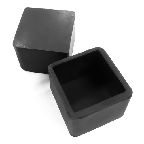 Imagem 1 de 7 de Pé Borracha Para Mesa 30x30 Mm Ponteira Externa - 28 Peças