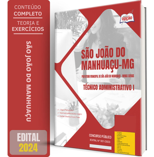 Apostila Prefeitura São João Do Manhuaçu Mg 2024 Técnico
