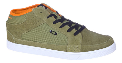 Tênis Oakley Roadtrip Verde Militar Com Laranja