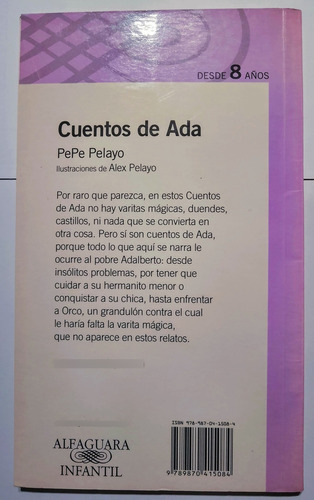 Cuentos De Ada - Pepe Pelayo (Usado)